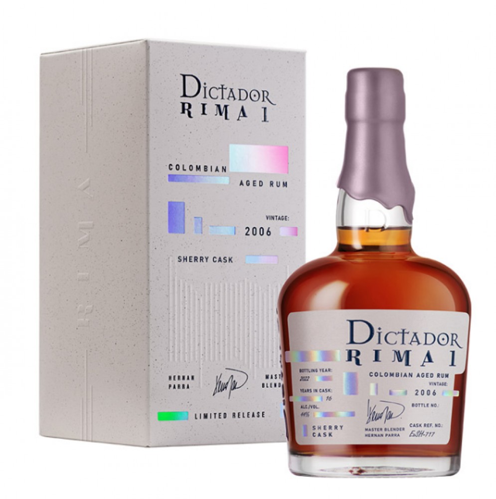 Dictador Rima Sherry-Fass 16 Jahre 2006 44% 0,7 l (Karton)