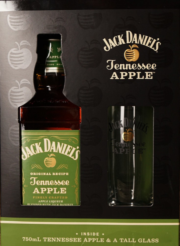 Jack Daniel's Apple + 1 Glas 35% 0,7 l (Karton)
