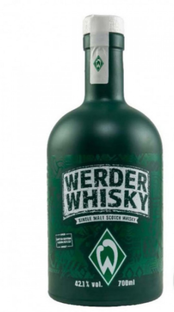 Werder Whisky 42,1% 0,7 l (Flasche ohne Inhalt)
