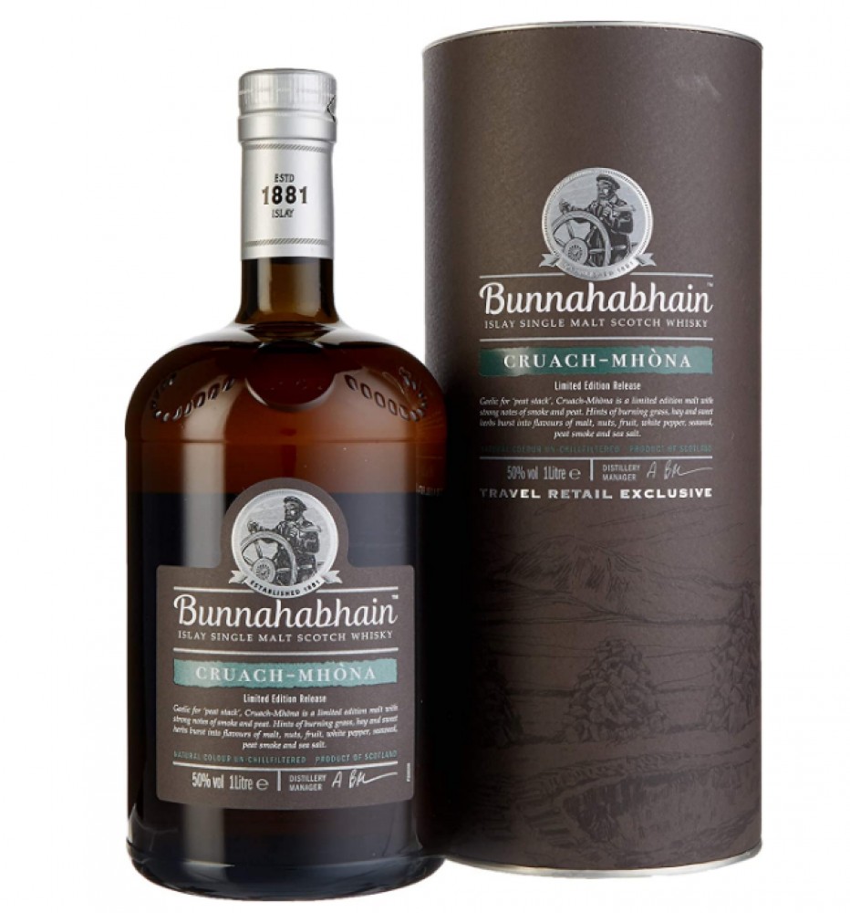 Bunnahabhain Cruach Mhóna Whisky 50% 1 l (tuba)