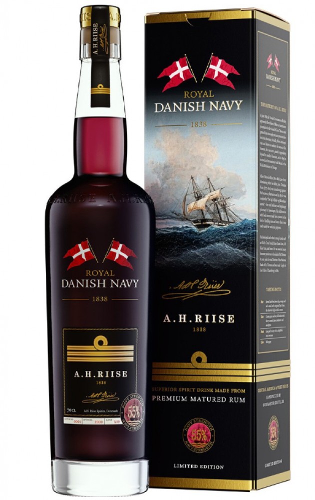 A.H.Riise Danish Navy Strength 55% 0,7 l (karton)