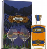 Ron Coloma 8Y 40% 0,7 l Karton + 2 Flaschen 