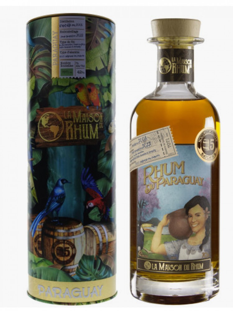 LA Maison Du Rhum Paraguay Batch 5 42% 0,7 l (Tube)