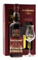 Glendronach 12Y + sklenička 43% 0,7 l (karton) 