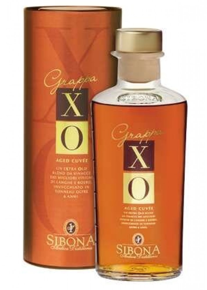 Sibona Grappa XO Aged Cuvee 44% 0,5 l (tuba)