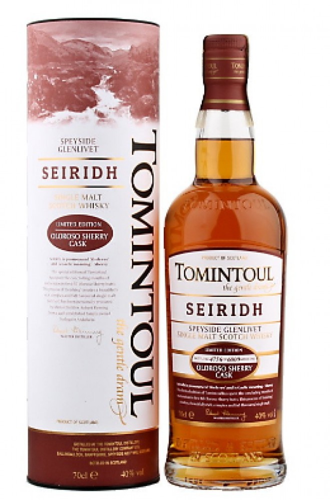 Tomintoul Seiridh 40% 0,7 l (Tube)