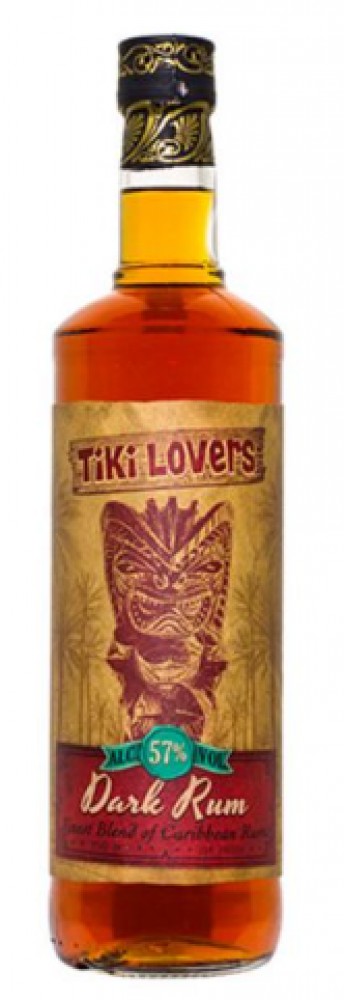 Ron Tiki Lovers Dark 57% 0,7 l (bloße Flasche)