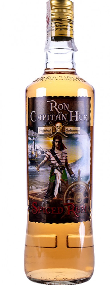 Ron Captain Huk Spiced 37,5% 1 l (holá láhev)