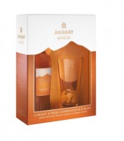 Ararat Aprikose + Glas 35% 0,7 l (Karton) 