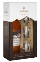 Ararat 5Y + 3 Gläser 40% 0,7 l (Karton) 