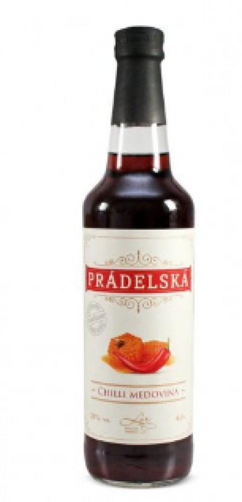L'or Prádelská Medovina Chilli 21% 1 l (holá láhev)