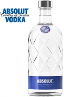 Absolut Vodka Woven Bond 40% 1 l (bloße Flasche) 