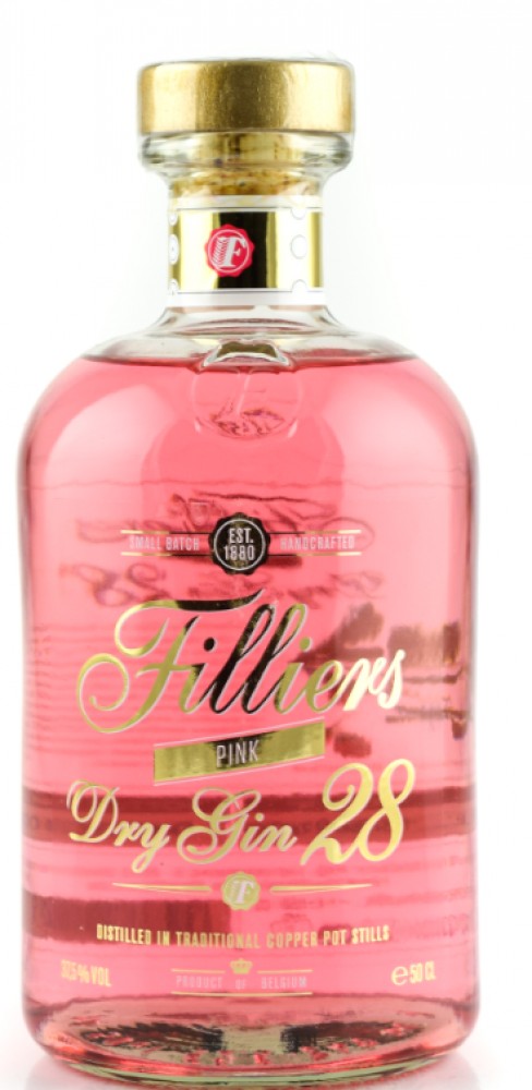 Fillier Pink Dry Gin 28 37,5% 0,5 l (bloße Flasche)