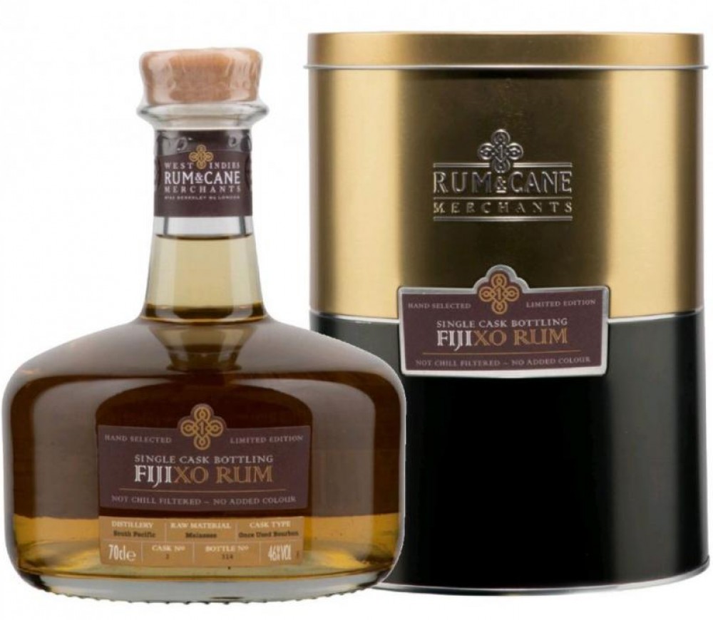 Rum & Cane Fiji XO 46%  0,7 l (tuba)