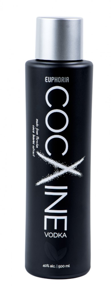 Wodka Euphoria Cocaine 40% 0,5L (bloße Flasche)