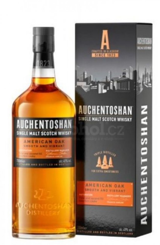 Auchentoshan Amerikanische Eiche 40% 0,7 l (Karton)