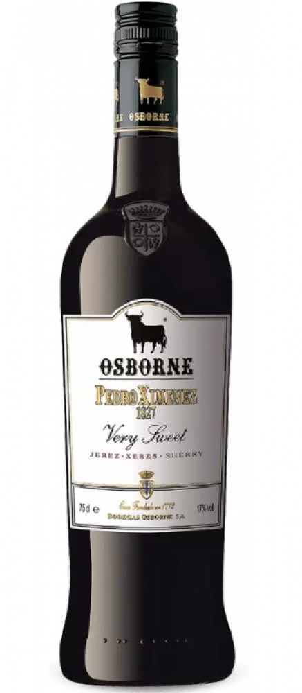 Osborne Sherry PX 1827 17% 0,75L (bloße Flasche)