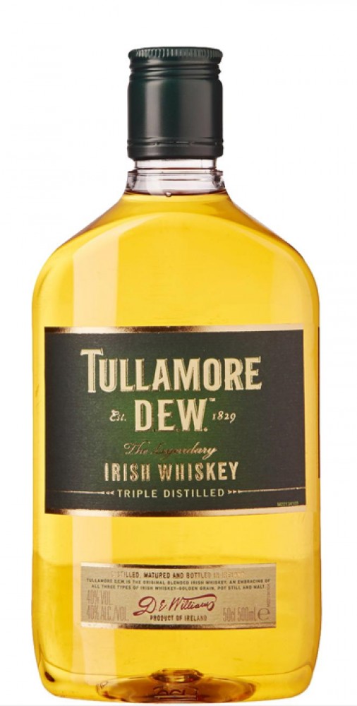 Tullamore Dew 40% 0,5 l (bloße Pet-Flasche)