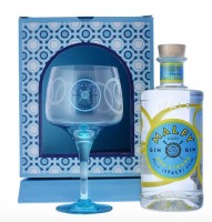 Gin Malfy Con Limone 41% 0,7 l mit Glas (Karton) 