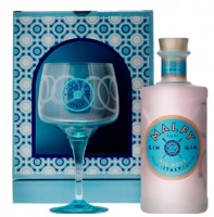 Gin Malfy Rosa Pink Grapefruit 41% 0,7 l mit Glas (Karton) 