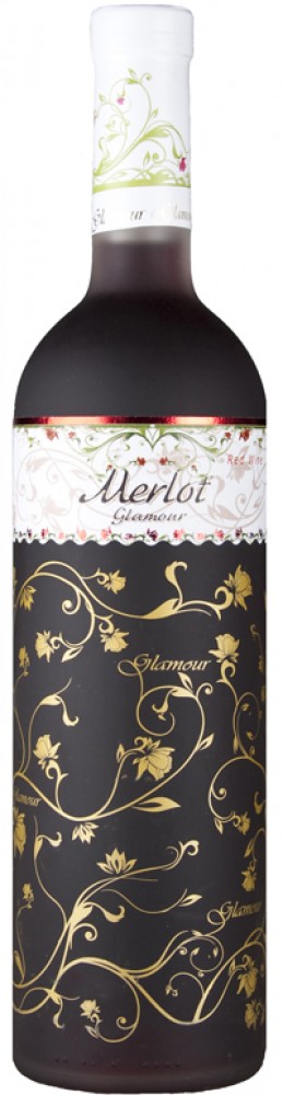 Glamour Merlot 13% 0,75 l (bloße Flasche)