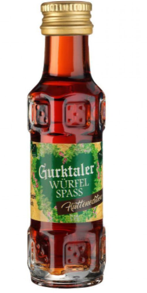 Gurktaler Würfel Spass Hüttenedition 27% 0,02 l (bloße Flasche)