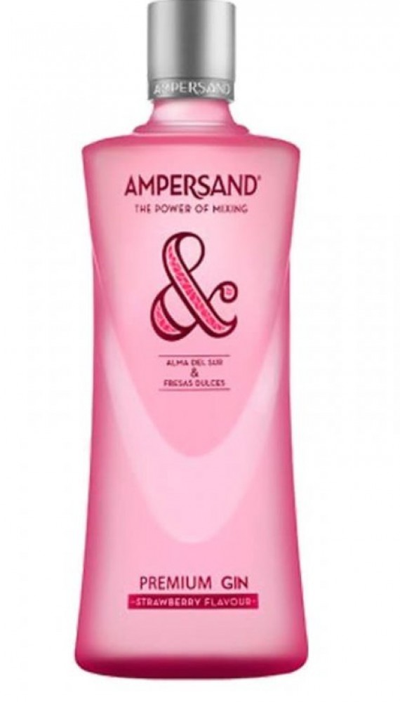 Ampersand Premium Gin Strawberry 37,5% 0,7 l (holá láhev) 