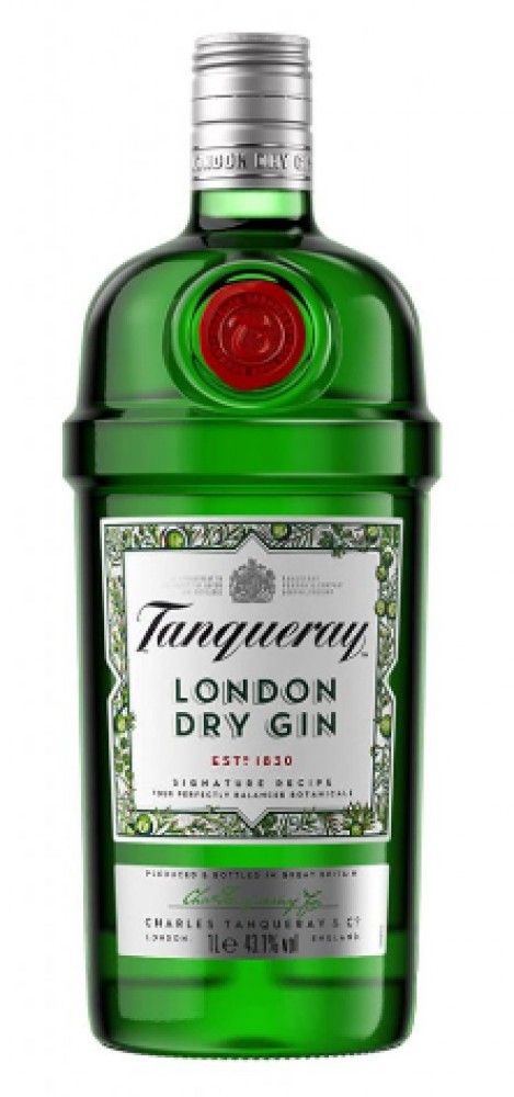 Tanqueray London Dry Gin 43,1% 1 l (bloße Flasche)