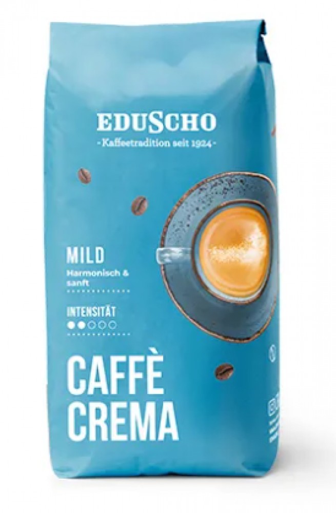 Eduscho Caffé Crema Mild  zrnková káva 1 kg