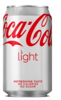 Coca Cola Light 330 ml plech 