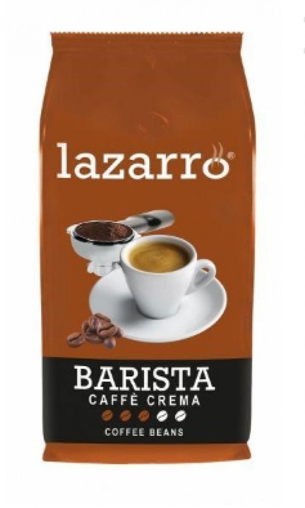 Lazarro Barista Caffe Crema  zrnková káva 1 kg