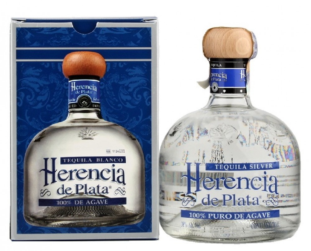 Herencia De Plata Tequila Blanco 38% 0,7 l (holá láhev)
