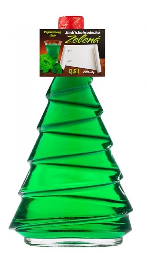 Fruko Schulz Pfefferminz-Likör 20% 0,5 l (Flasche ohne Inhalt)