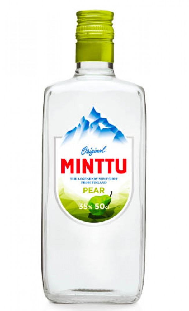 Minttu Polar Pear 35% 0,5 l (holá láhev)