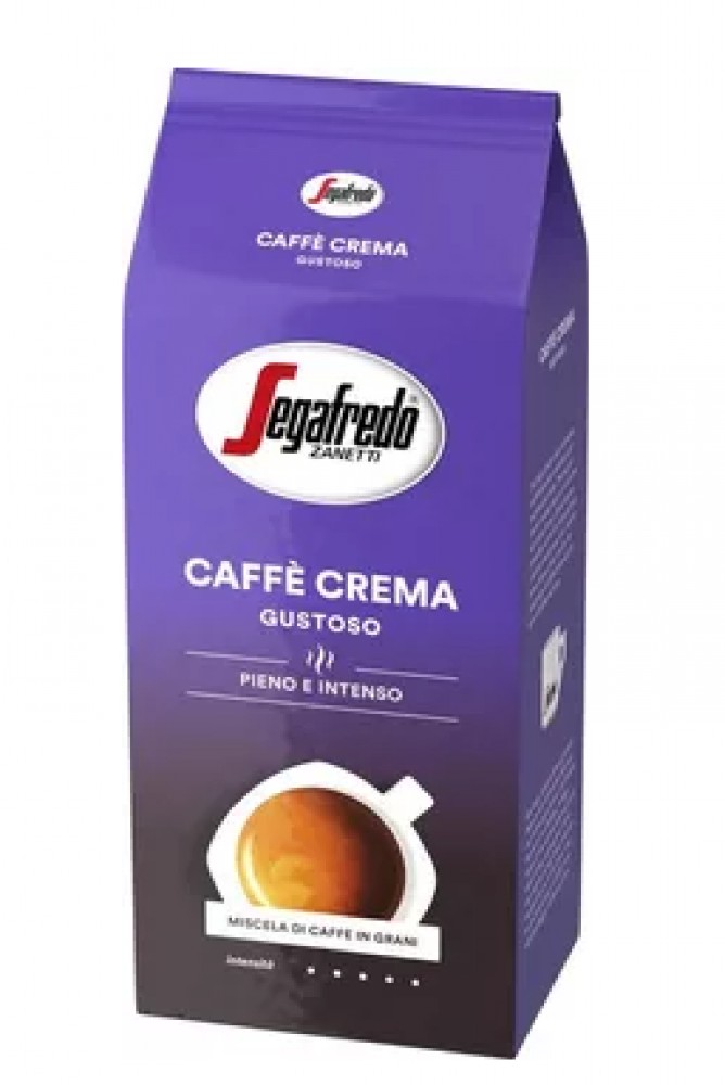 Segafredo Caffé Crema Gustoso zrnková káva 1 kg