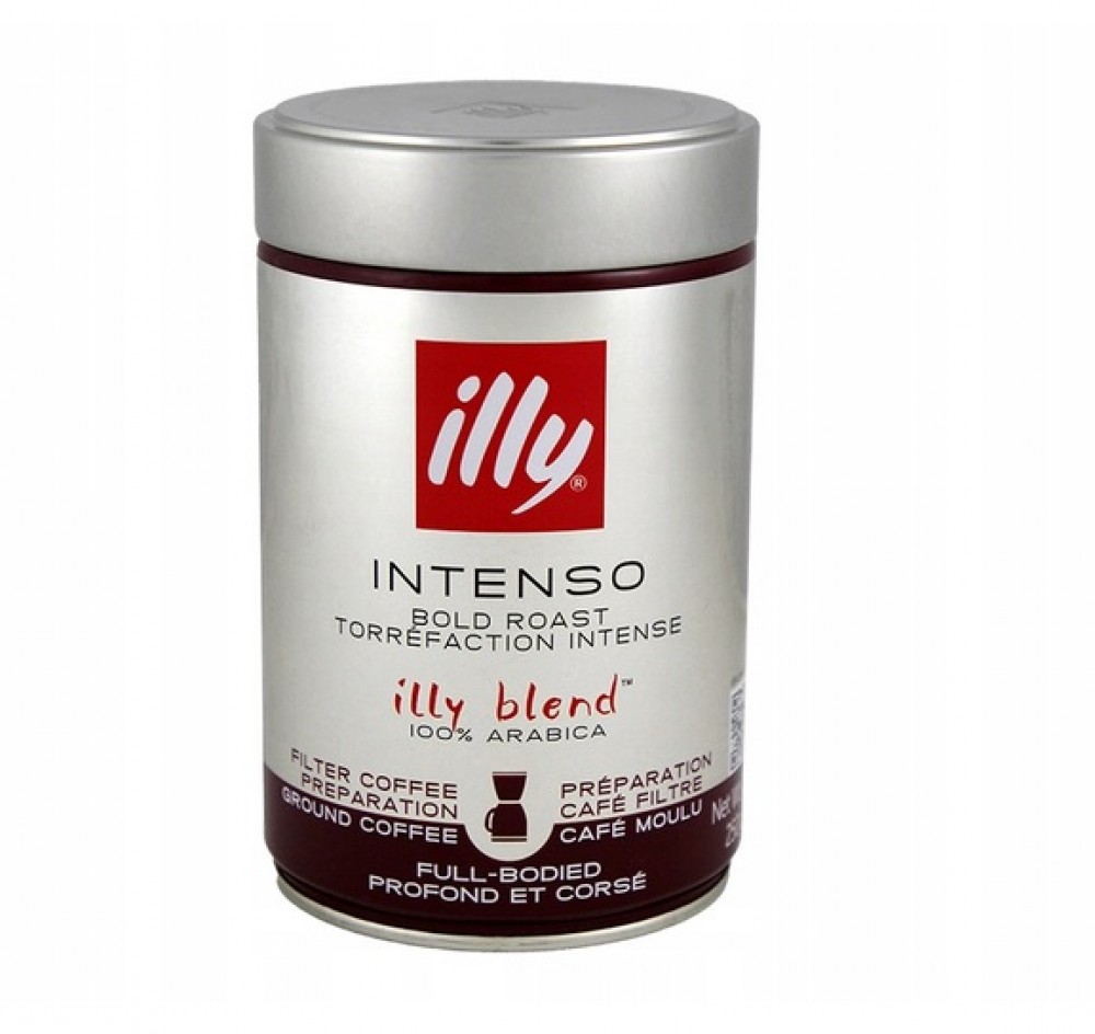 illy Espresso Dark Roast mletá káva 250 g
