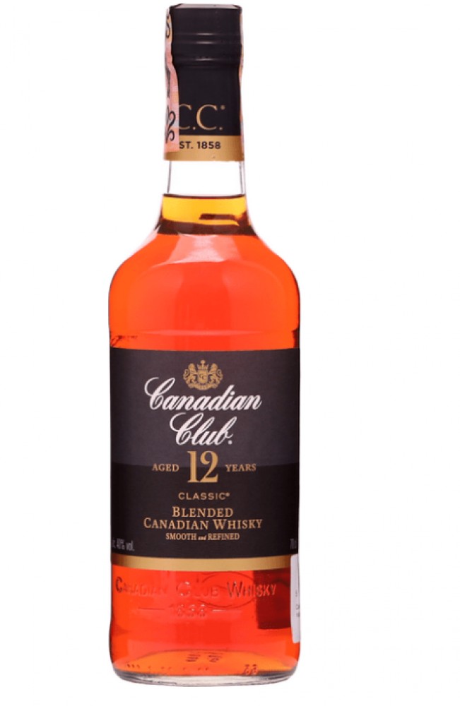 Canadian Club 12Y 40% 0,7 l (bloße Flasche)