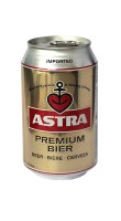 Astra Premium 4,9% 0,33 l plech 