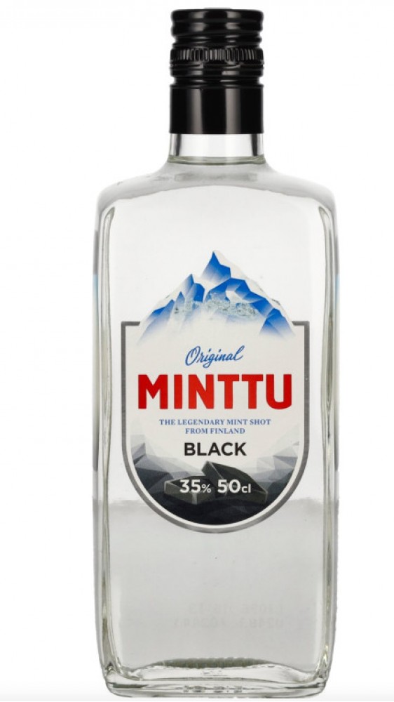 Minttu Schwarze Minze 35% 0,5 l (bloße Flasche)