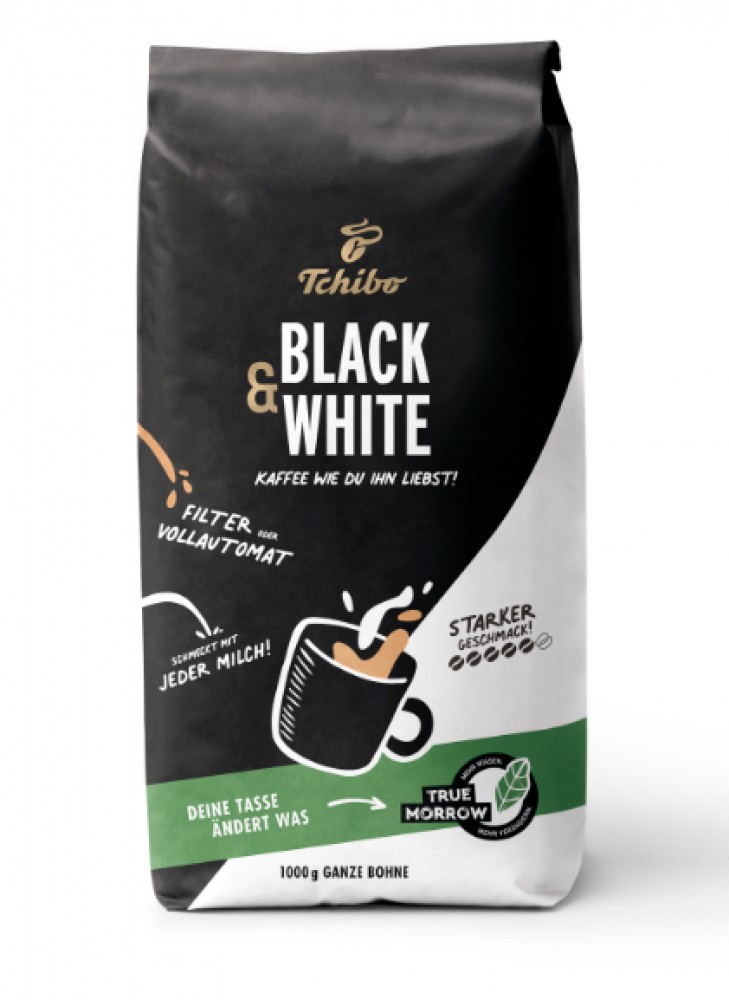 Tchibo Black White zrnková káva 1 kg