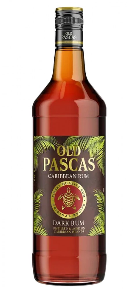 Old Pascas Barbados Dark 37,5% 1 l (holá láhev)