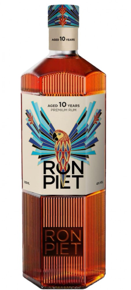 Ron Piet XO 10Y 40% 0,7 l (bloße Flasche)