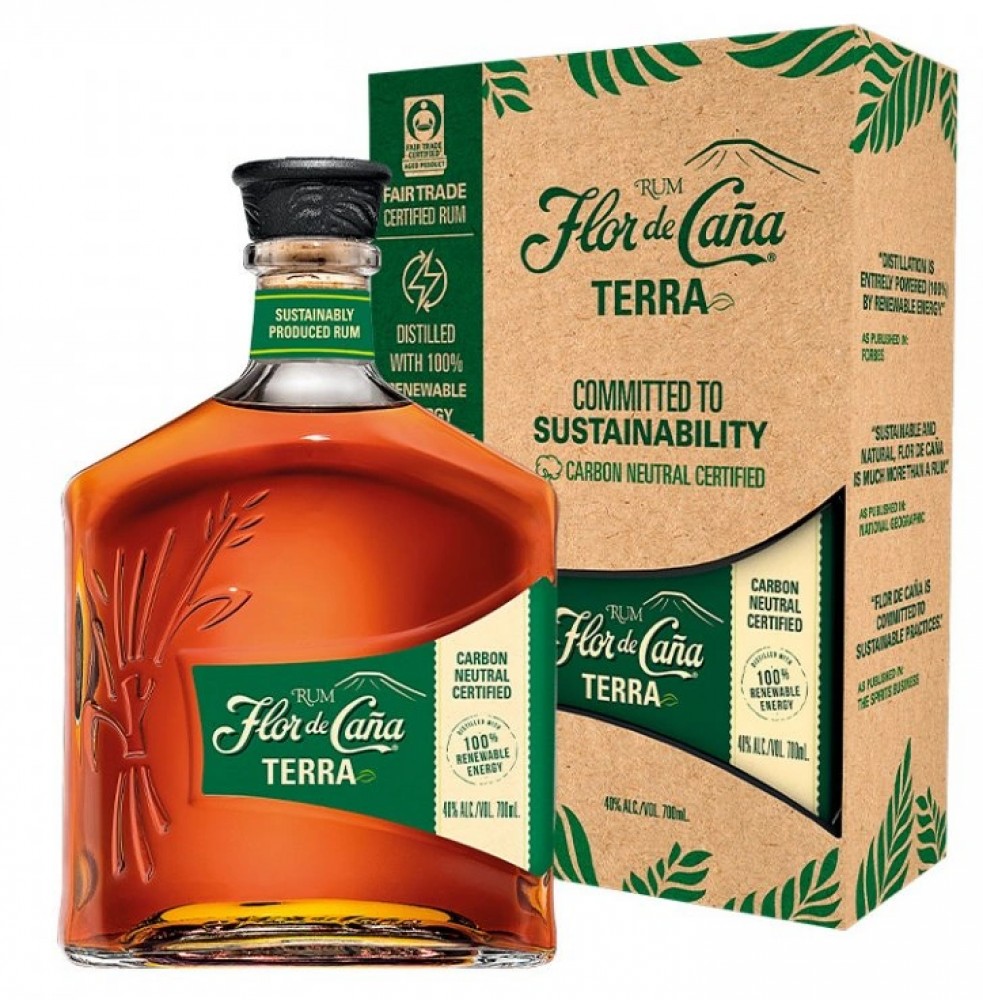 Flor de Cana 15Y Terra 40% 0,7L (Karton)