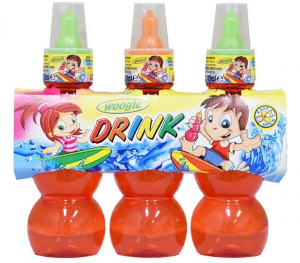 Woogie Drink mit Erdbeere 3 x 70 ml
