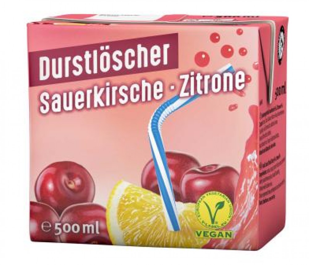 Durstlöscher Sauerkirsche Zitrone 0,5 l