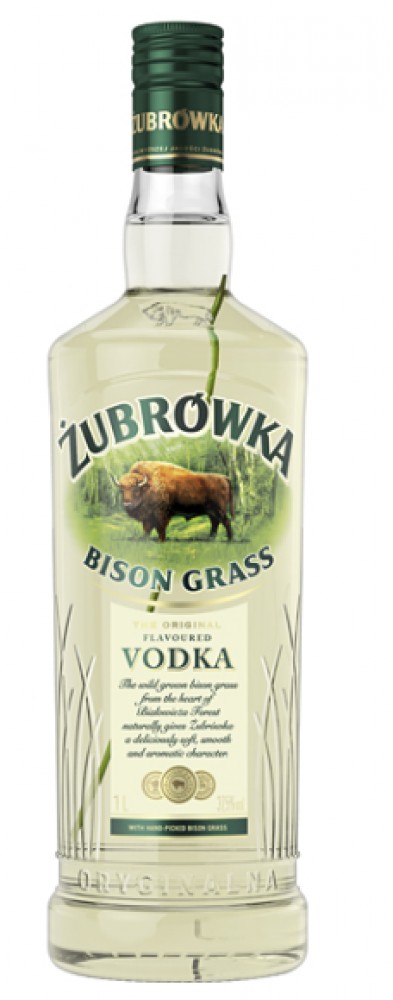 Vodka Zubrowka 37,5% 1 l (holá láhev)