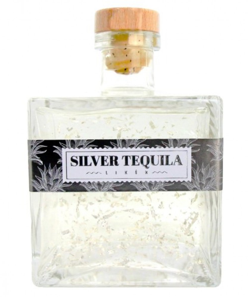 Silberner Tequila-Likör 36% 0,5 l (bloße Flasche)