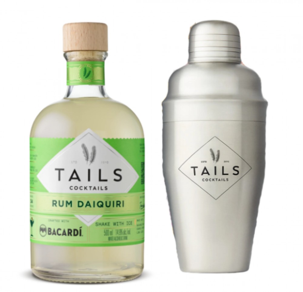 Tails Rum Daiquiri Cocktails + Shake 14,9% 0,5 l (karton)