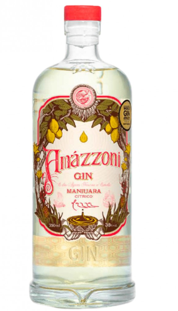 Amazzoni Maniuara Gin Cítrico 38% 0,7 l (holá láhev)