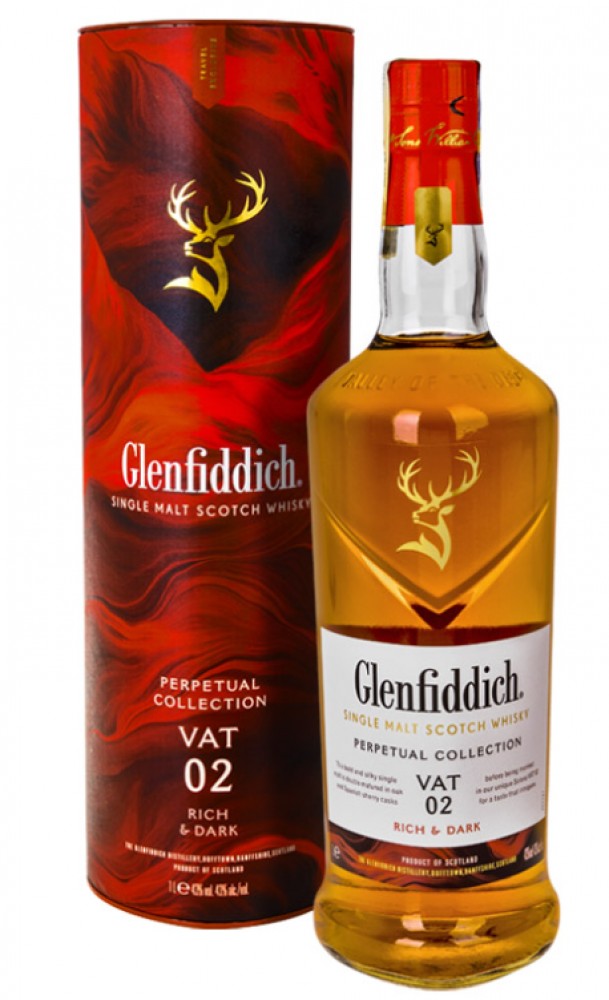 Glenfiddich Perpetual Collection Vat 02 43% 1 l (tuba)